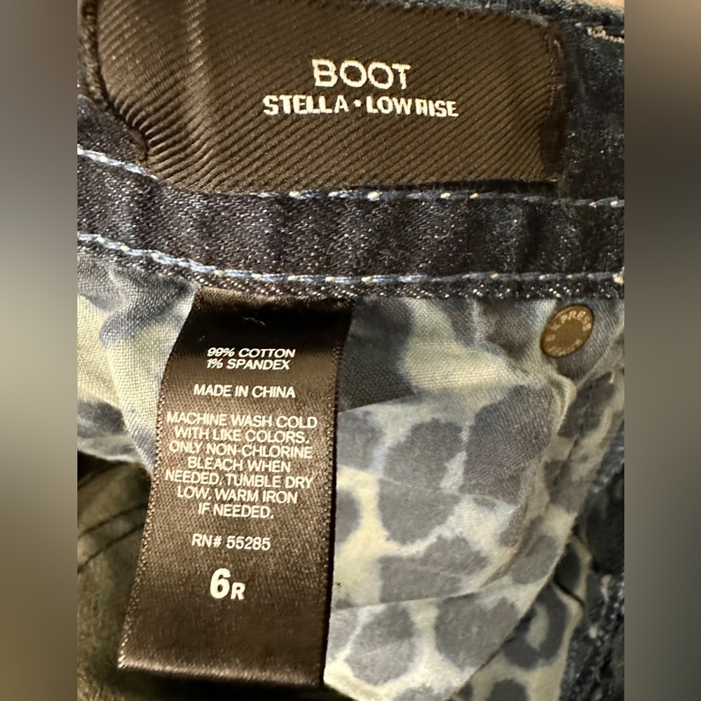 Express Low Rise Bootcut Jeans - 6R - Picture 4 of 4